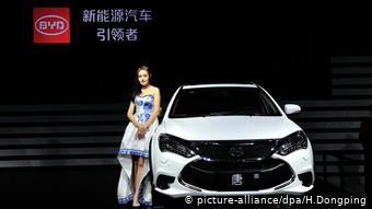 Презентация электромобиля китайской компании BYD 