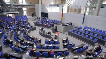 Зал пленарных заседаний бундестага