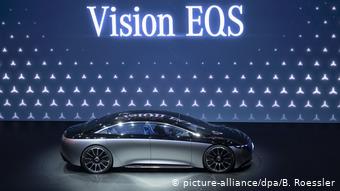 Презентация прототипа электромобиля класса люкс Mercedes EQS 
