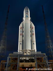 Тяжелая ракета-носитель Ariane 5 на космодроме в Куру