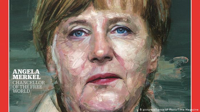 Меркель на обложке журнала