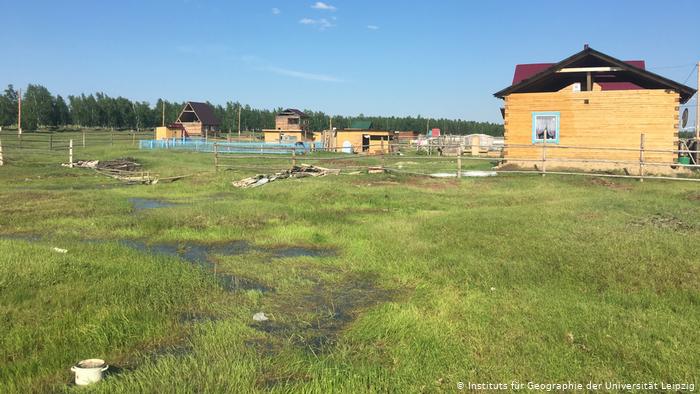 Строительство домов на тающей почве в Якутии