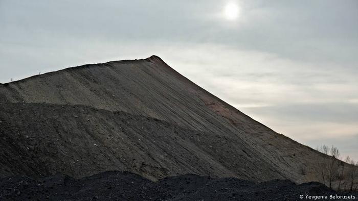 На угольной шахте в Лисичанске