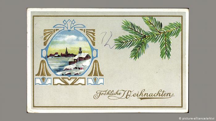 Рождественская почтовая открытка, 1911 год