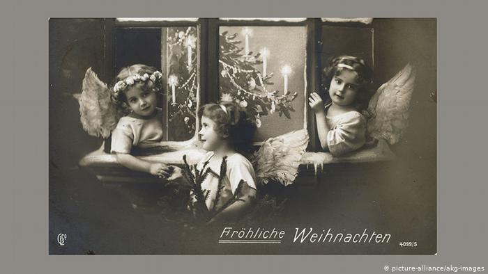 Рождественская почтовая открытка, 1915 год