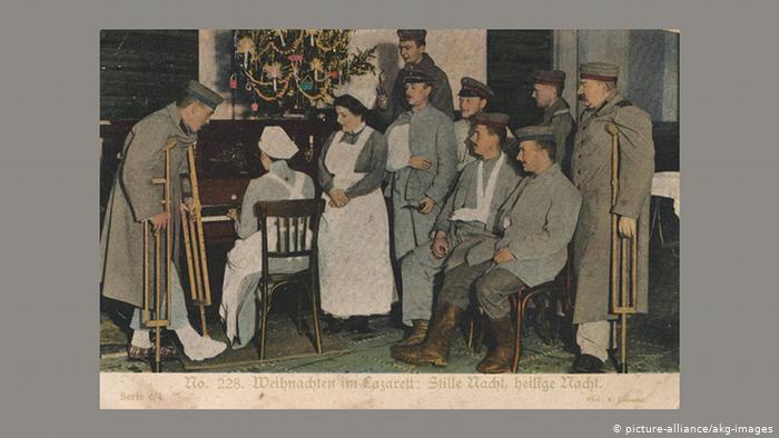 Рождественская почтовая открытка, 1916 год