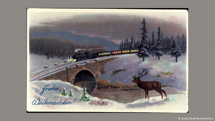 Рождественская почтовая открытка, 1926 год