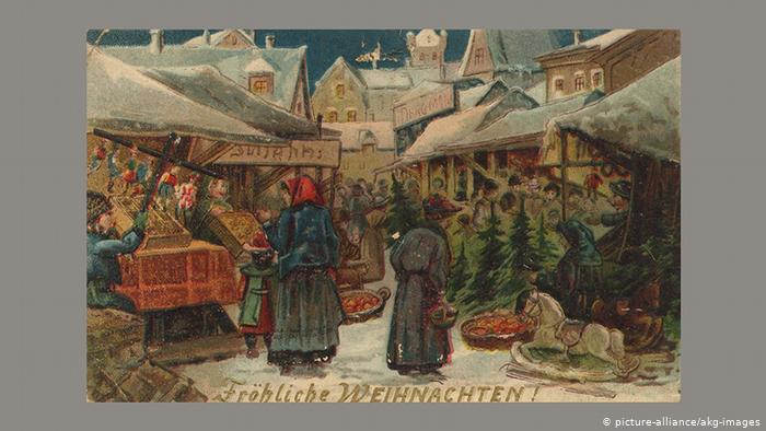 Рождественская почтовая открытка, 1905 год 