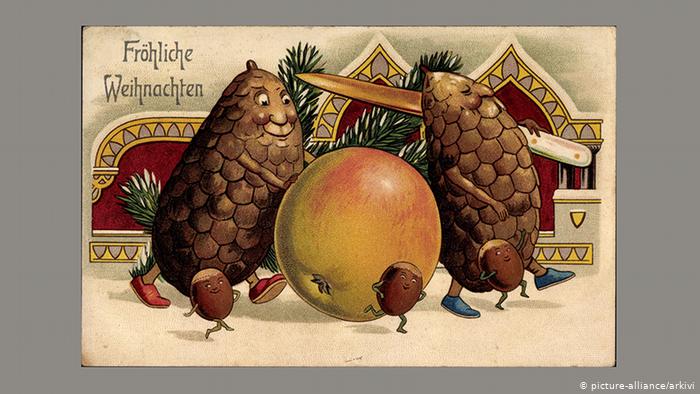 Рождественская почтовая открытка, 1906 год