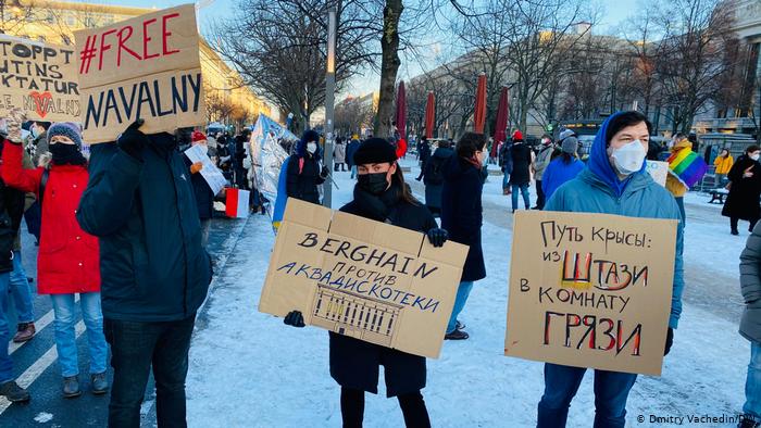 Deutschland Berlin | Demonstration Solidarität | Nawalny