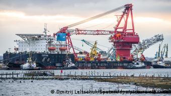 В начале 2021 года российское судно-трубоукладчик Фортуна стояло на причале в немецком порту Висмар 