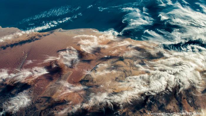 Снимок из космоса, сделанный Александером Герстом