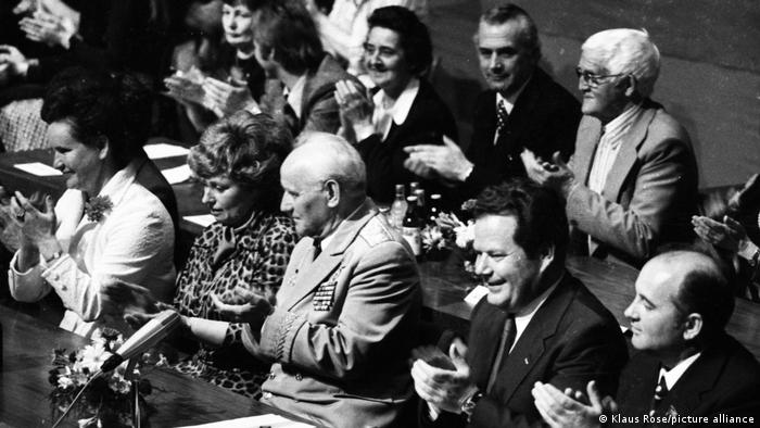 Михаил Горбачев в Нюрнберге по приглашению Германской коммунистической партии (DKP), 1975 год