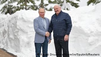 Сочи, 22 февраля 2021. Встреча президента РФ Владимира Путина с Александром Лукашенко