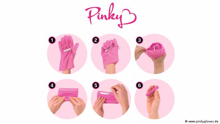 Рекламные снимки для перчаток Pinky Gloves
