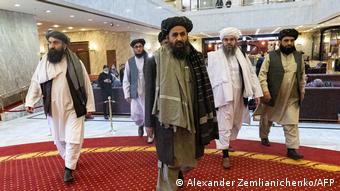 Представители Талибана на саммите по Афганистану в Москве, март 2021 года