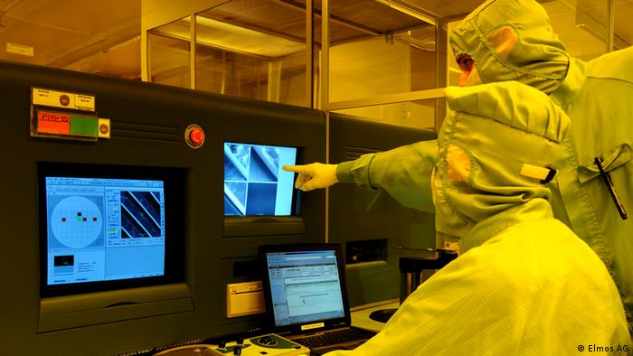 Производство и проверка качества полупроводников на заводе фирмы Elmos в Дортмунде