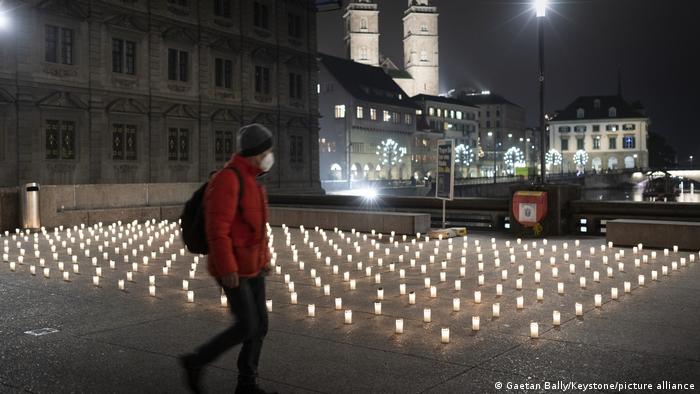свечи в Цюрихе