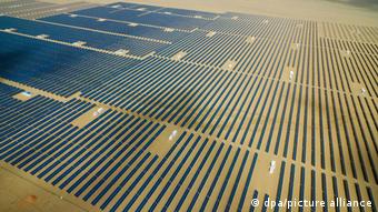 Солнечная электростанция в провинции Цинхай в Китае