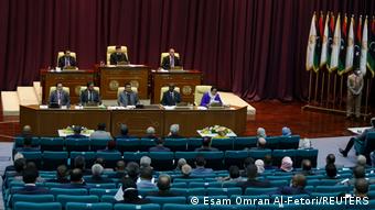 Парламент Ливии на заседании в Сирте, 8 марта 2021 г.