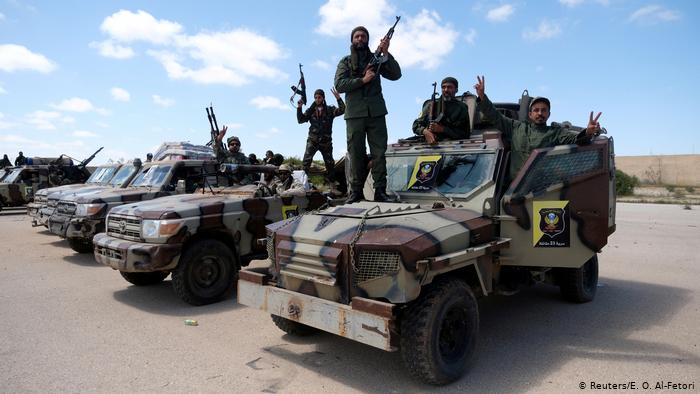 Боевики Ливийской национальной армии 