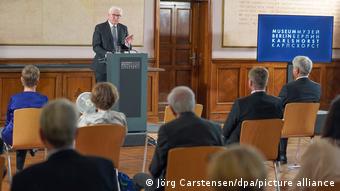 18 июня Франк-Вальтер Штайнмайер выступил с речью в Германо-российском музее Берлин-Карлсхорст