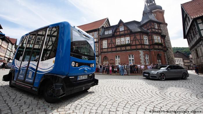 Автономный электрический автобус в Штольберге 