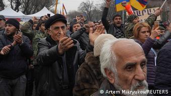 Антиправительственные протесты в Ереване, март 2021