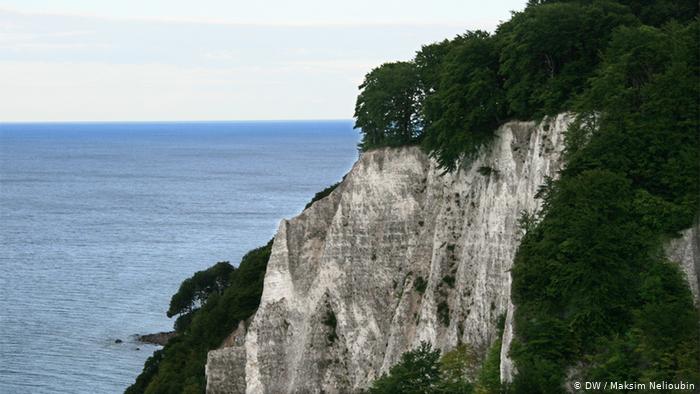 Меловые скалы (Kreidefelsen) на острове Рюген (Rügen). Фото: DW / Максим Нелюбин