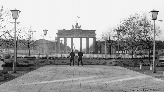 Бранденбургские ворота, 1 ноября 1989 года 