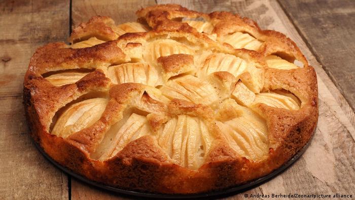Рецепты региональной швабской кухни - апфелькухен с затонувшими яблоками 