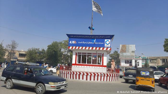 Флаг Талибана над Кундузом 