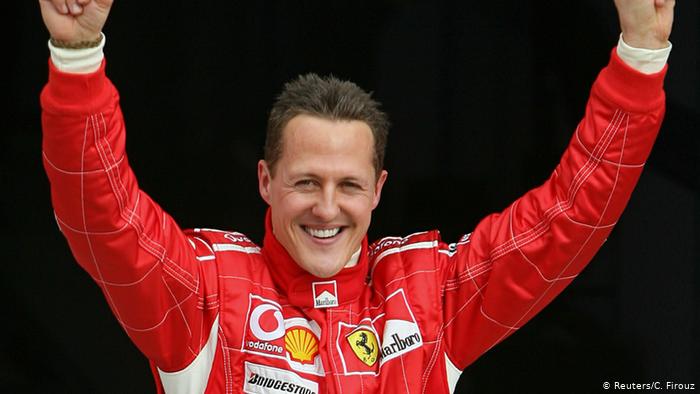 Немецкий гонщик Михаэль Шумахер - самый успешный пилот Ferrari в Формуле-1. 