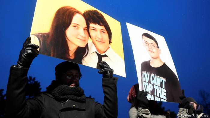 Протест в Братиславе в связи с убийством Яна Куцияка и Мартины Куснировой
