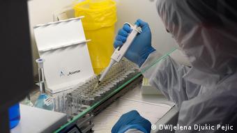 Тест на антитела в лаборатории