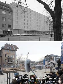 Исторический архив Кельна - до и после обрушения