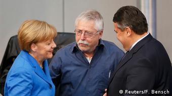 Вольф Бирман на встрече в бундестаге по случаю 25-летия падения Берлинской стены