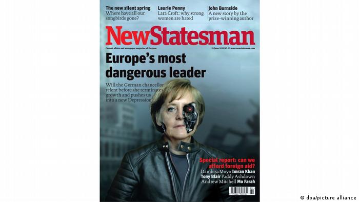 Портрет Ангелы Меркель в журнале New Statesman