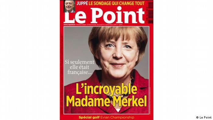 Портрет Ангелы Меркель в журнале Point