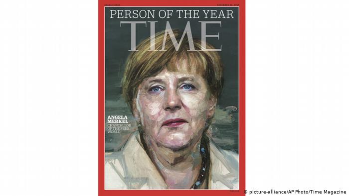 Портрет Ангелы Меркель в журнале Time