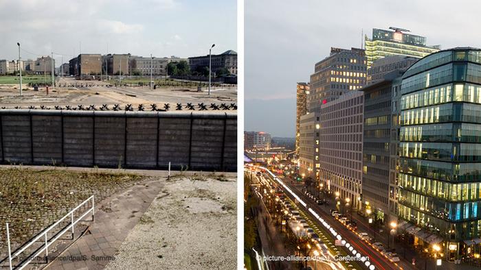 Берлин до и после воссоединения