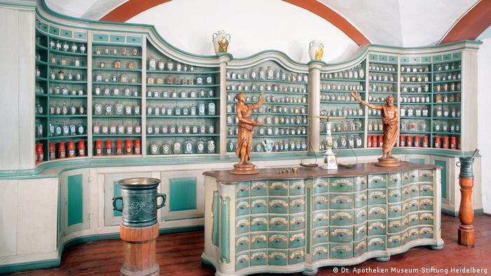 Один из залов Немецкого аптечного музея