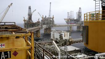 Добыча нефти и газа в Северном море у берегов Норвегии