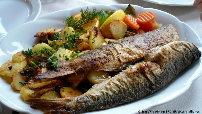 Рыбная кухня Германии - жареная сельдь