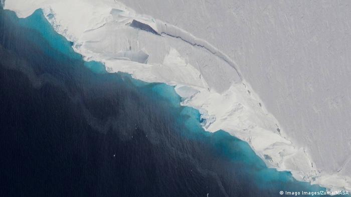 Аэродинамическая съемка ледника Туэйтса