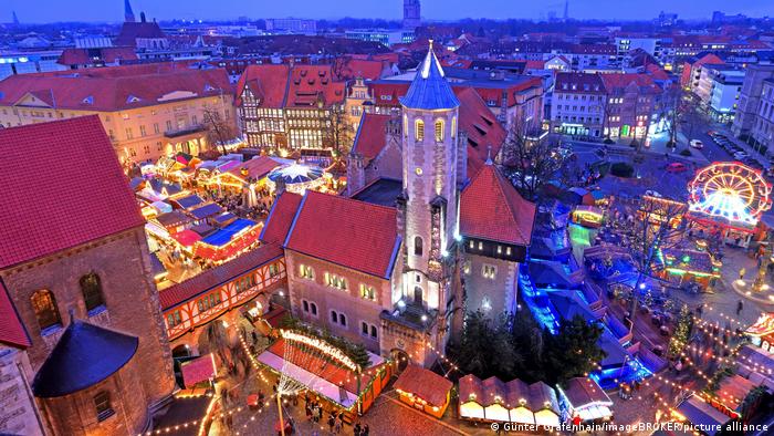 Рождественский рынок в Брауншвейге в 2017 году