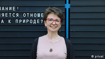 Российская журналистка и экоактивистка Ангелина Давыдова