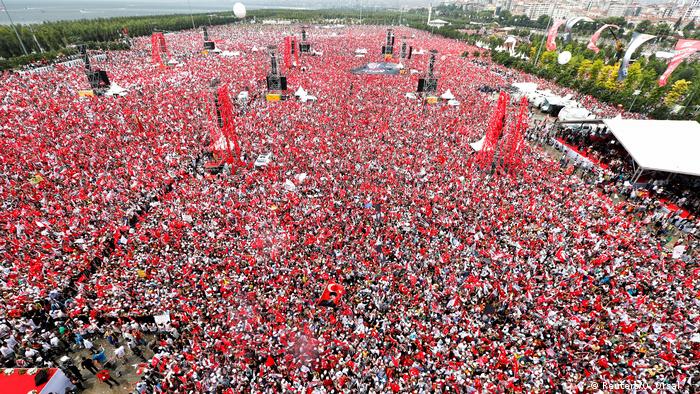 Оппозиционная демонстрация в Стамбуле, 23 июня