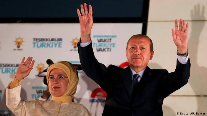 Эрдоган объявляет о своей победе на выборах, 25 июня 2018 г.