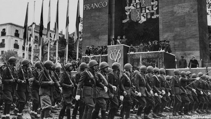 парад в честь Франко, май 1939 года